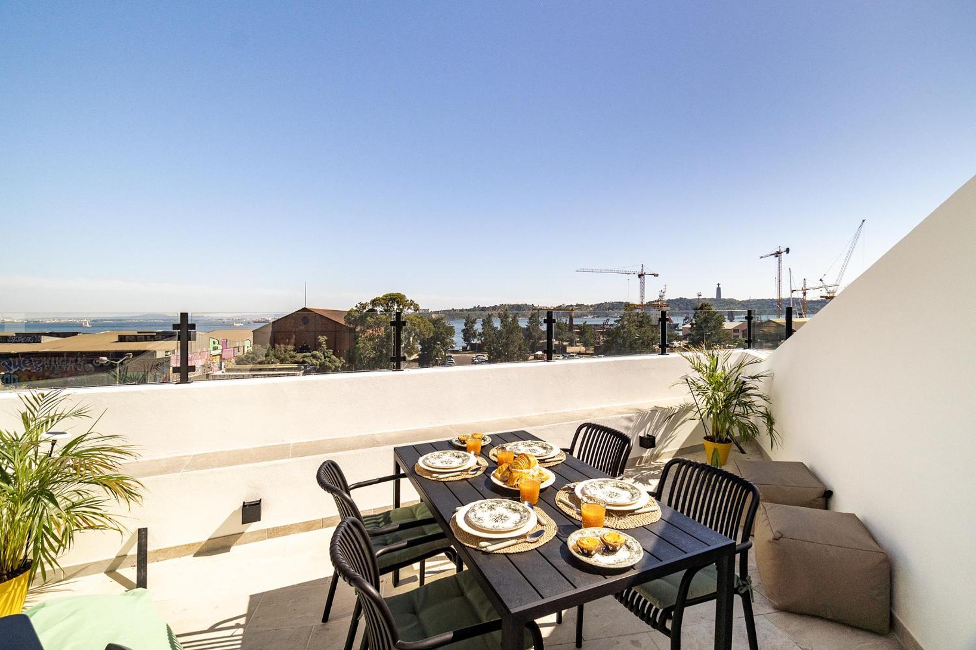 Whome Brand New Rooftop With River View Appartement Lisboa